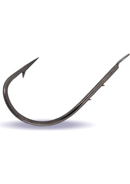 1409 Kısa Gövde Tırnaklı Olta Iğnesi 100'Lü Kutu Black Nikel 4 No