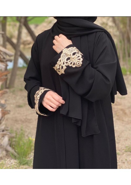 Gold Güpürlü Ferace