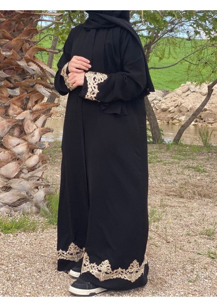 Gold Güpürlü Ferace fiyatları