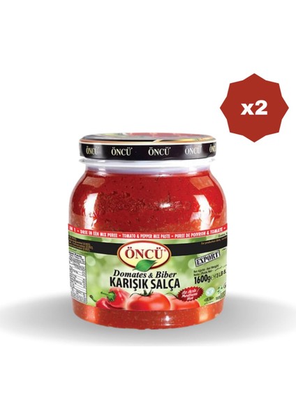 Salça Karışık 1600 gr - (2 Adet)
