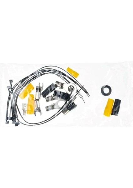8AWG Amfi Kablo Seti Montaj Kablo Seti 1000W 8 Gauge 100A Anl Sigortalı Rca Bağlantılı fırsatları