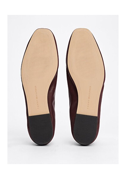 Soft Leather Ballerına Bow