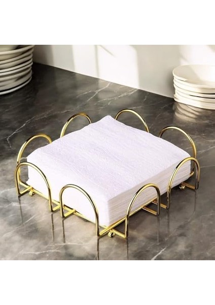 Gold Altın Kaplama Paslanmaz Peçetelik, Çok Renkli, Medium fiyatları