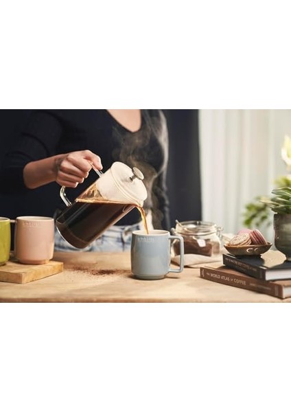 Seramik Kupa Seti, 350 Ml, Makaron Renkli, 6 Parça, Mikrodalga ve Bulaşık Makinesi Uyumlu modelleri