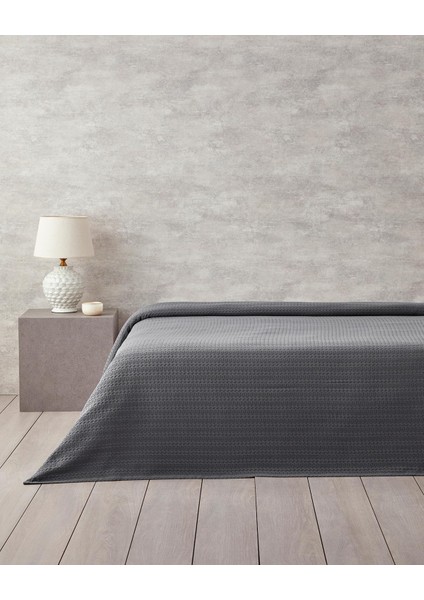 Home Venice Pamuklu King Size Pike 220 x 240 cm Antrasit