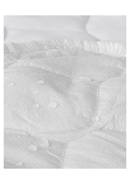 Home Plump Pamuk Polyester Sıvı Geçirmez Çift Kişilik Yatak Koruyucu Alez Beyaz fiyatları