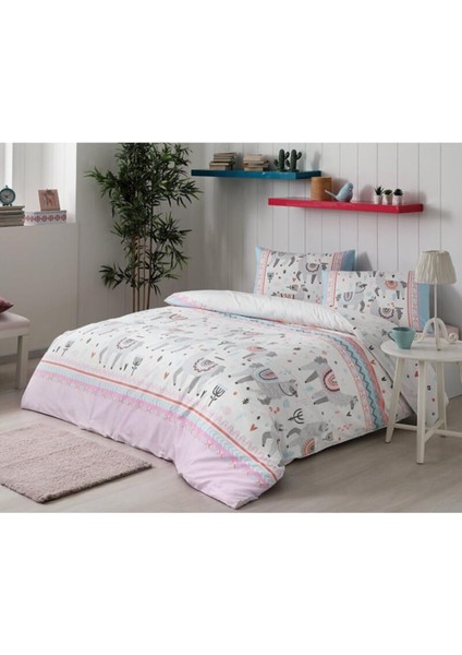 Floretta Cute Alpaca Çift Kişilik Nevresim Takımı