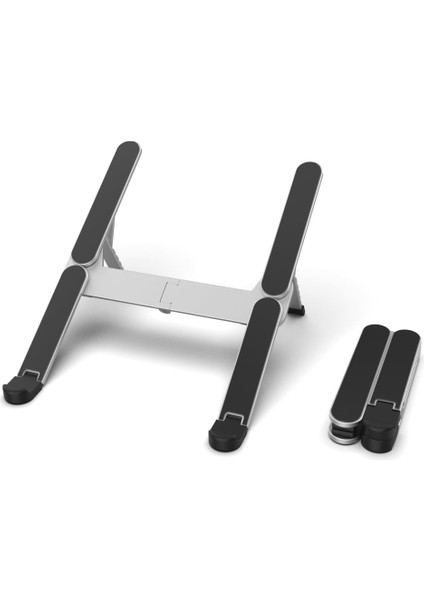 Dizüstü Bilgisayar Standı Yüksekliği Ayarlanabilir Katlanabilir Havalandırmalı Dizüstü Bilgisayar Standı Tüm Dizüstü Bilgisayarlarla Uyumlu 10-17,3 ", Macbook, Dell, Alienware, Monster.