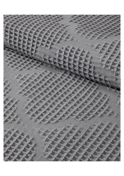 Home Fiona Pamuklu Waffle Çift Kişilik Pike Koyu Gri fiyatları