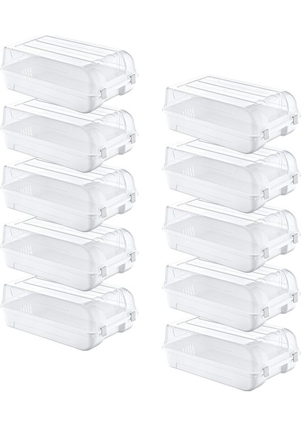 10'lu Set Erkek Beyaz Ayakkabı Kutusu