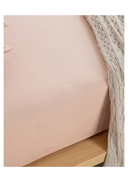 Home Novella Premium Soft Cotton Tek Kişilik Lastikli Çarşaf Takımı Gül Kurusu fiyatları