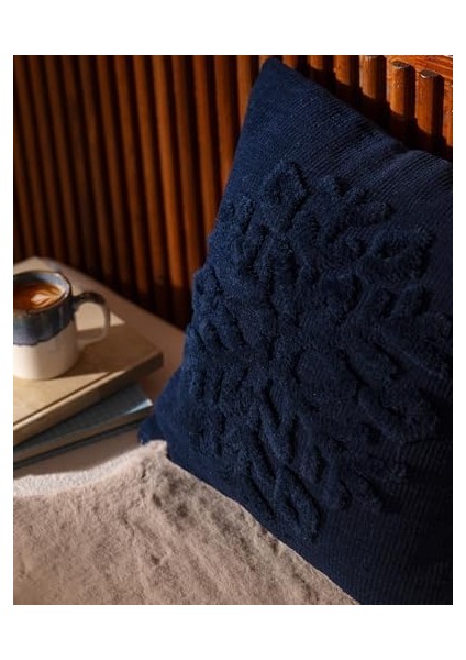 Coco Riquewihr Kırlent Kılıfı - Lacivert - 45 x 45 cm modelleri