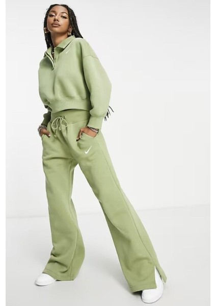 Phoenix Cropped Polo Kadın Yeşil Sweatshirt fiyatları