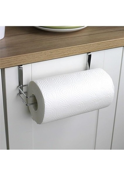 Dolap Kapağı Kağıt Havlu Askısı, Krom Askılı Kağıt Havluluk, Krom Banyo ve Mutfak Havlusu