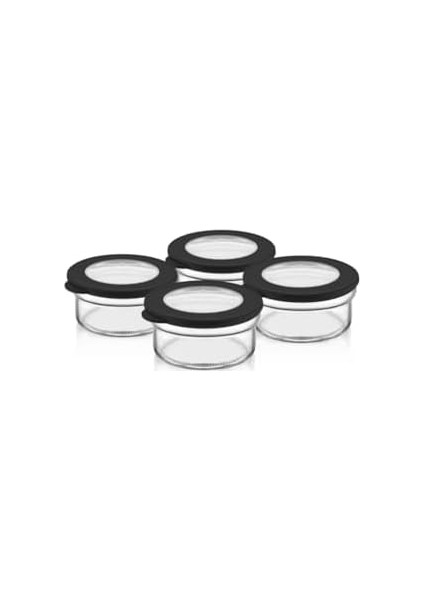 Life 4 Adet 415 ml Silikon Kapak Cam Kahvaltı Seti Saklama Kabı MIT1086 fiyatları