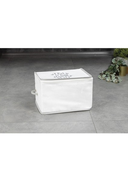 Yatak Altı Baza Hurcu Fermuarlı Düzenleyici Ipli Kazak Hurcu 30 x 22 x 20 cm 104188