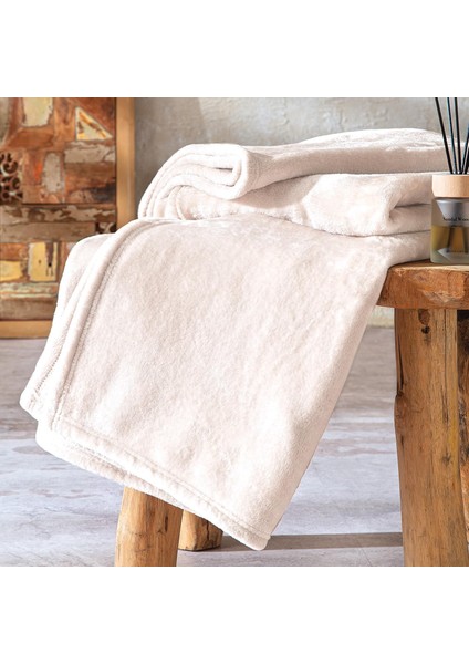 Olenna Wellsoft Tv Battaniyesi 140 x 190 Ekru