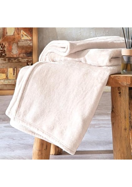 Olenna Wellsoft Tv Battaniyesi 140 x 190 Ekru modelleri