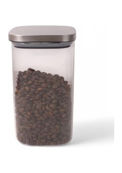 1100 ml Sızdırmaz Vakumlu Metal Kapaklı Borosilikat Cam Kavanoz - Hava Geçirmez & Dayanıklı Gıda Saklama Kabı (10 cm x 17 cm) fiyatları