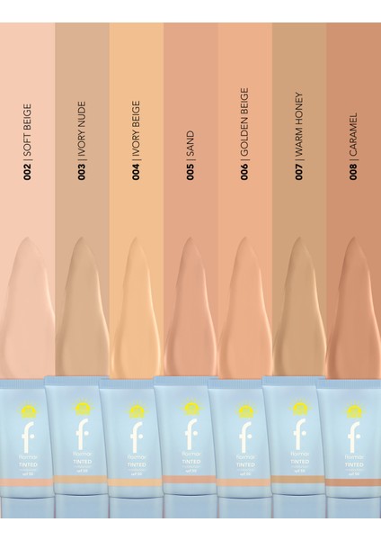 Sun Lovers Nemlendirici Etkili & Doğal Bitişli Renkli Güneş Koruyucu SPF50 (008 Caramel) 8682536090773 fırsatları