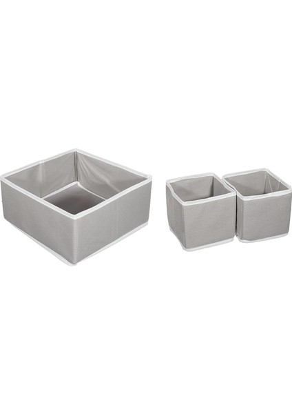 Home 4'lü Kelebek Dolap Içi ve Çekmece Içi Düzenleyici Organizer Giysi, Çorap, Iç Çamaşırı Saklama Kutu Seti