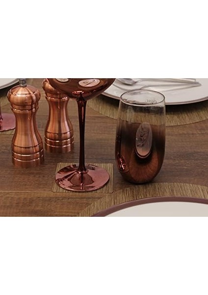 Oval Bambu Desen Lazer Kesim Amerikan Servis 2 Adet 35 x 45 cm