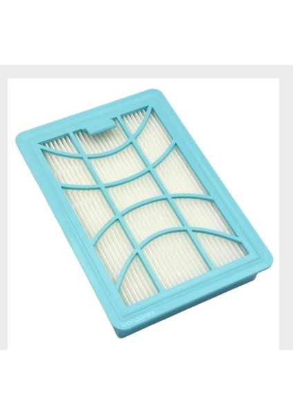 Süpürge Hepa Filtre - Mavi - Yeşil Plastik - 2 Adet - Phılıps FC9750 Daıly