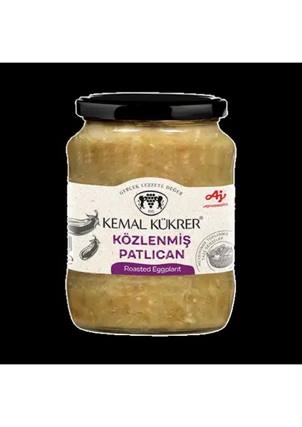 Kükrer Közlenmiş Patlıcan Cam Kavanoz 720 cc