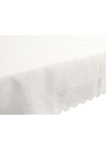 Ayana Dertsiz Kare Masa Örtüsü Ekru 150 cm