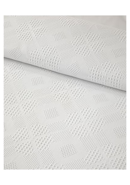 Home Pearl Pamuklu Çift Kişilik Yatak Örtüsü Takımı Beyaz modelleri