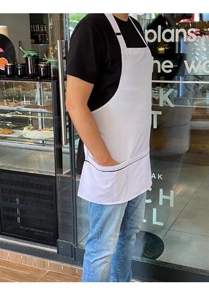 Önlük Biyeli Kısa Boyundan Beyaz fiyatları
