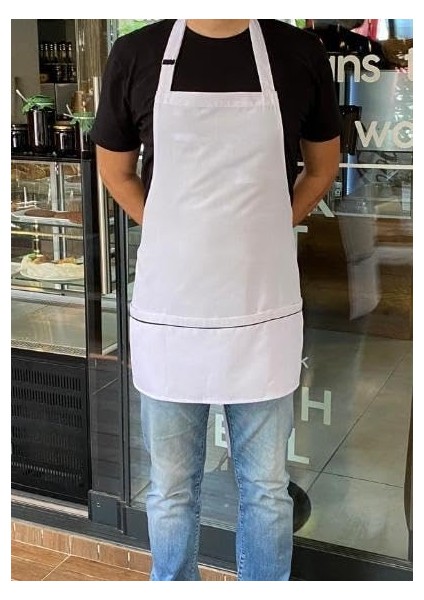 Önlük Biyeli Kısa Boyundan Beyaz modelleri