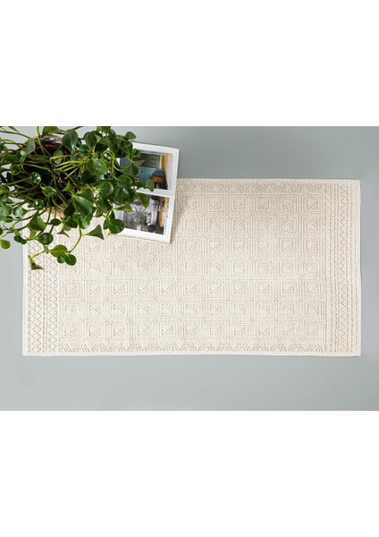 Home Shabby Pamuklu Kılım 80 x 150 cm Beyaz