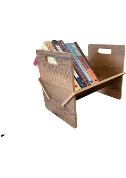 Masaüstü Kitaplık Mini Raf Masaüstü Kitap Düzenleyici 30 cm Lıdya