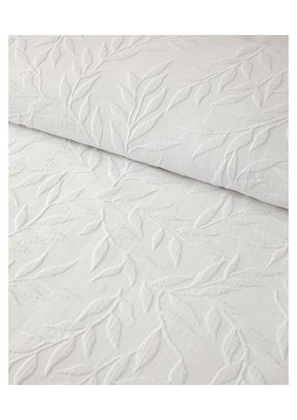 Home Alvin Pamuklu Fırfırlı Çift Kişilik Yatak Örtüsü Takımı 220 x 240 cm Beyaz modelleri