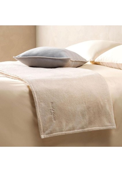 Claire Cozy Tek Kişilik Battaniye 160 x 200 Bej