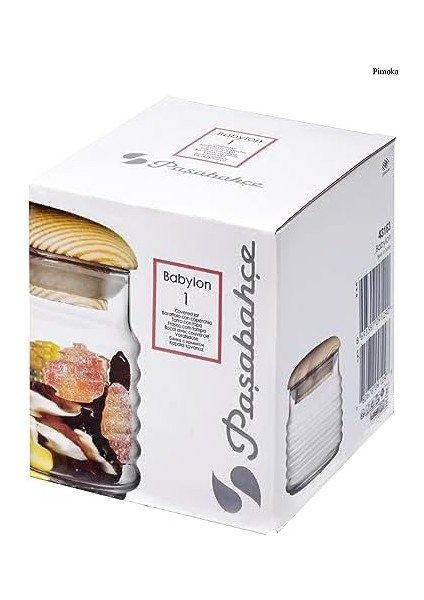 Babylon Ahşap Kapaklı Kavanoz 665 cc fiyatları