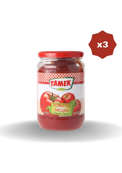 Domates Salçası 720 gr - (3 Adet)