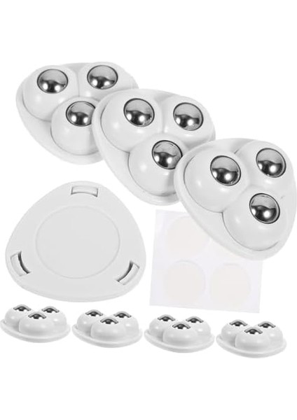 Home 4 Adet Mini Mobilya Tekeri,aırfrey Için Teker,çok Amaçlı Eşya Tekeri,yapışkanlı Çok Amaçlı Teker (Büyük, 4) fiyatları