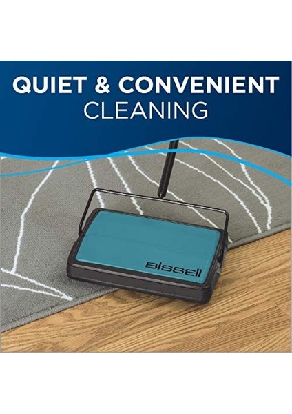 Easy Sweep Kompakt Halı ve Zemin Süpürgesi, 2484A, Camgöbeği