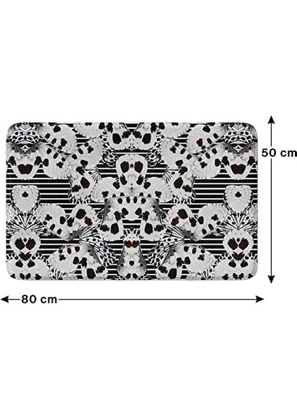 Mikrofiber Banyo Paspası, Kaymaz Taban, Makinede Yıkanabilir, Çok Amaçlı Halı (448_BPSM, 2'li Takım) modelleri