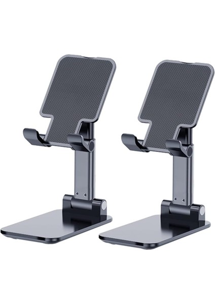 Masa Için Telefon Standı, 2'li Paket Mt-6 Ofis Için Masa Telefonu Tutucu Standı Evrensel Akıllı Telefon Tutacağı Katlanabilir ve Yüksekliği Ayarlanabilir Cep Telefonu Standı 8 Inç Cihazın