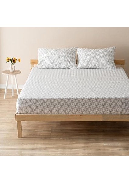 | Mix & Match | Limoges | Pamuklu Çift Kişilik Çarşaf Seti Beyaz fiyatları
