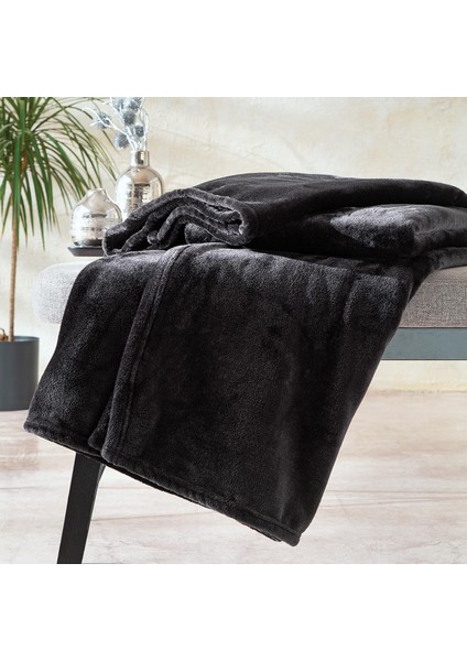 Olenna Wellsoft Tv Battaniyesi 140 x 190 Antrasit