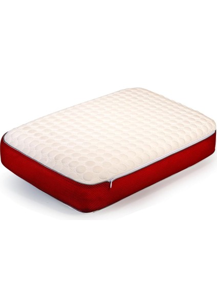 Home Bedding Visco Bubbli Tombik Yastık Bordo, Visco Yastık, Ortopedik Yastık