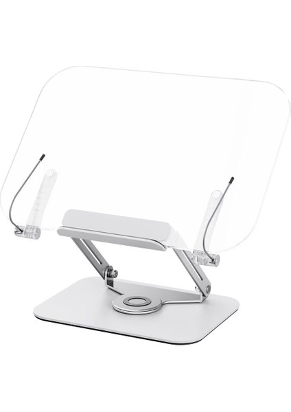 Trend Kitap Okuma/tablet/ipad ile Uyumlu Laptop/notebook/macbook ile Uyumlu Stand Ayarlanabilir Şeffaf Premium Tutucu Katlanabilir Masa Üstü Stand
