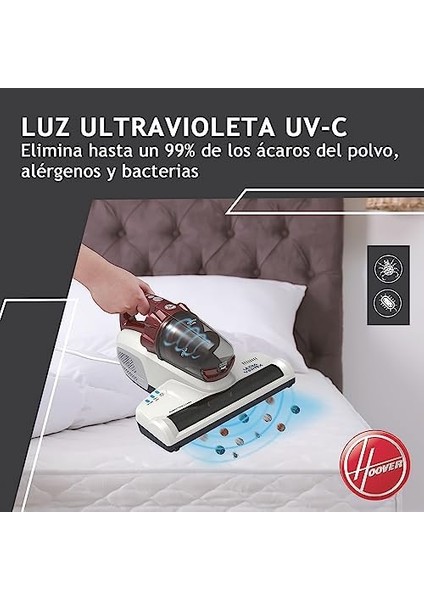 Ultra Vortex Uv-C Işınlı Temizleyici Süpürge, Beyaz/yakut modelleri