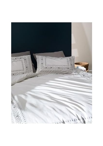Coco Arber Çift Kişilik Nevresim Takımı, Gri, 200 x 220