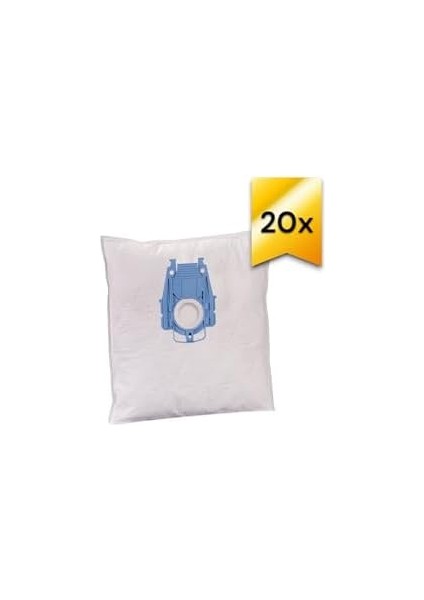 Süpürge Sentetik Toz Torbası - 5 Katmanlı - 20 Adet - Mavi Plastik - Bosch Typ P fiyatları