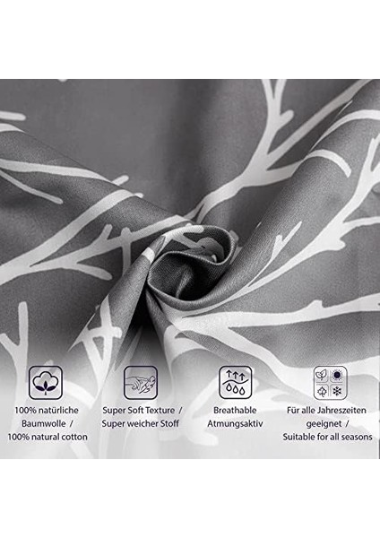 King Size Saten Nevresim Seti Gri fiyatları